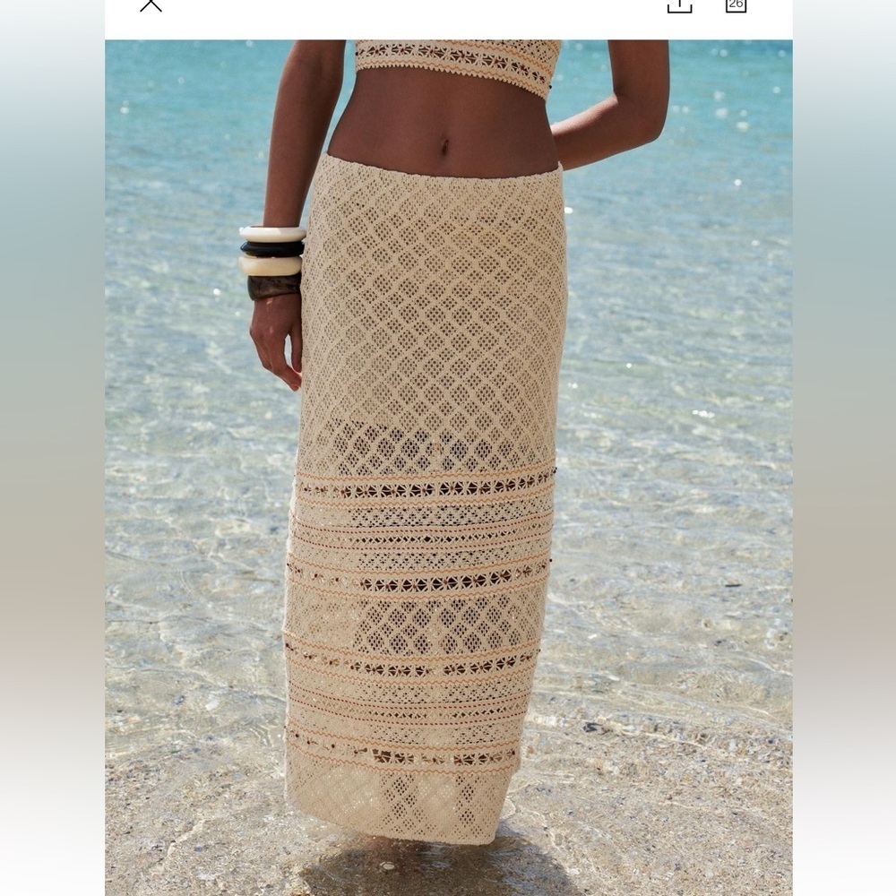 VIRAL NEW ZARA VACATION SUMMER/VACATION CROCHET SKIRT SIZE SIZE M
🚨NO DISCOUNT - Picture 3 of 9